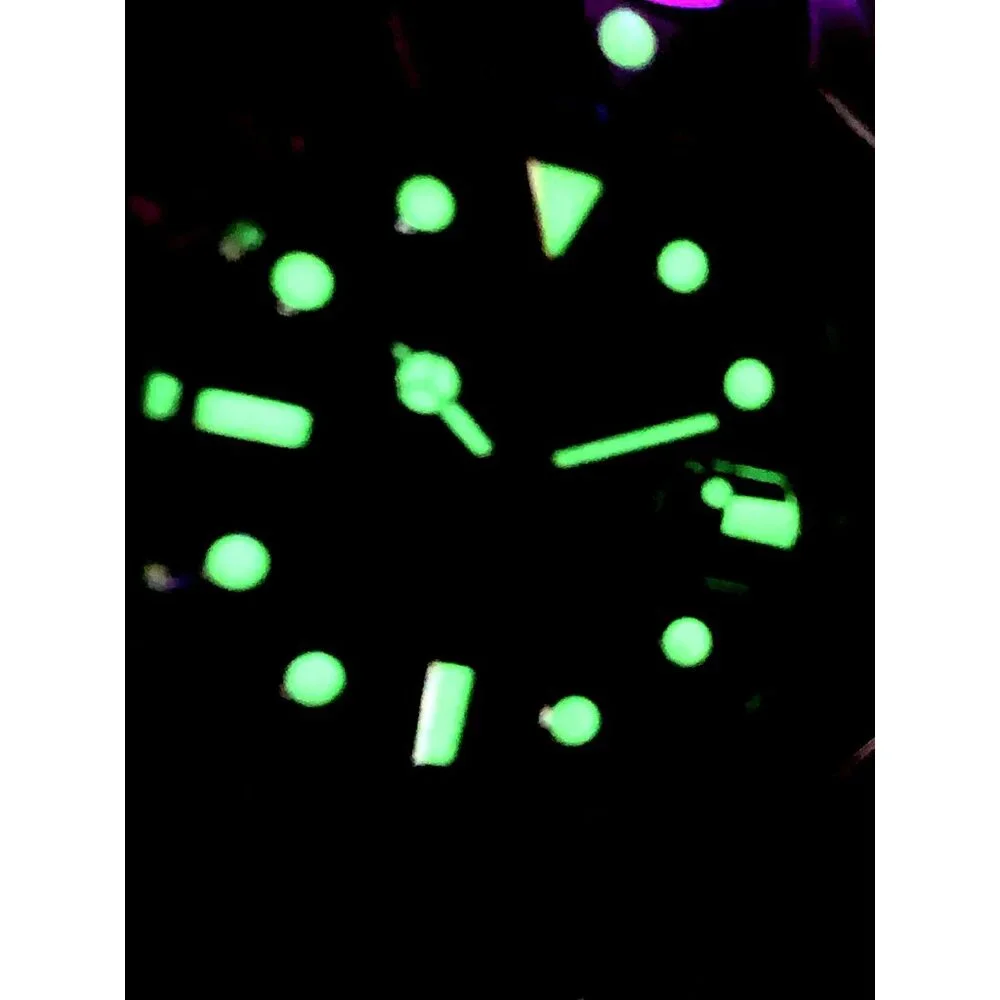 Invicta Men's Watch 12560 Pro Diver Quartz Black Dial Green Bezel Rubber Band